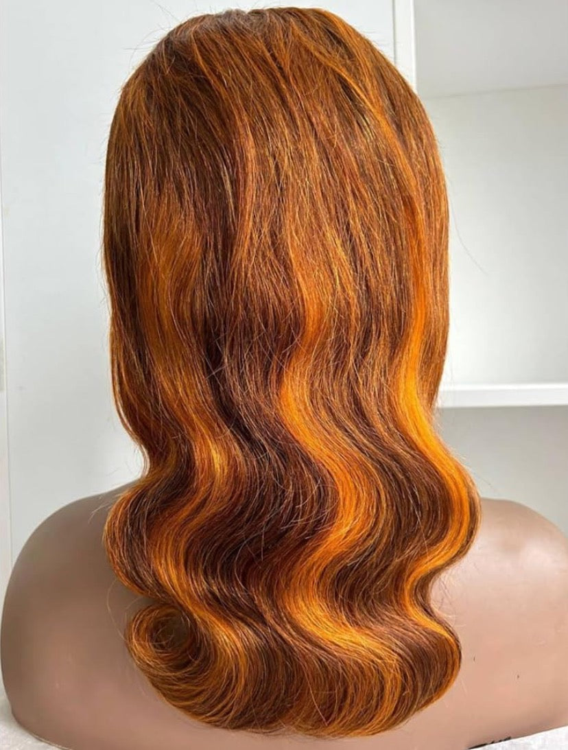 Douyin Bob Wig Human Hair 13x4 Frontal Lace Wig 14 Inch Body Wave 180% Density HD Lace Front Wigs Human Hair Pre Plucked Glueless Bob Wigs for Women Human Hair Wigs
