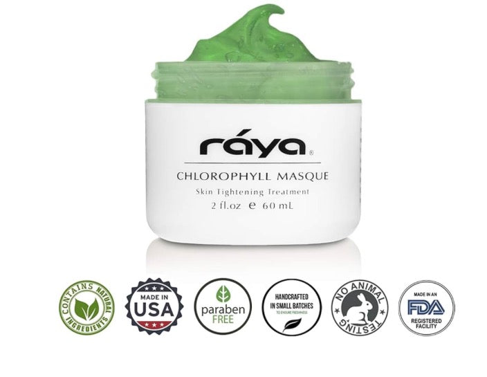 Raya Chlorophyll Masque (607) | Tightening Facial Treatment Mask for All Skin | Reduces Fine Lines and Wrinkles | Skin Tightening Mask for Face Skin Care Face Masks Skincare