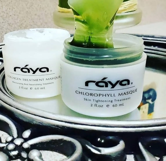 Raya Chlorophyll Masque (607) | Tightening Facial Treatment Mask for All Skin | Reduces Fine Lines and Wrinkles | Skin Tightening Mask for Face Skin Care Face Masks Skincare