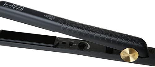HSI Professional Glider | Ceramic Tourmaline Ionic Flat Iron Hair Straightener | Straightens & Curls with Adjustable Temp | Incl Glove, Pouch, & Travel Size Argan Oil Hair Treatment