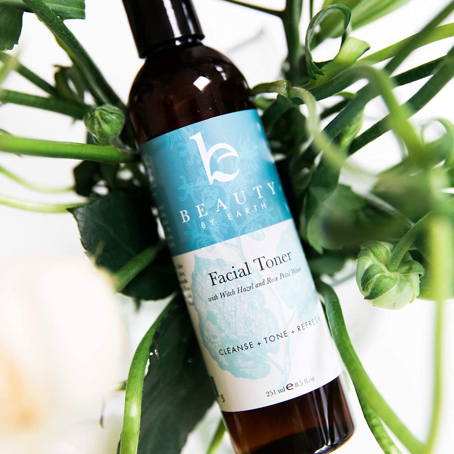 Witch Hazel Face Toner - with Organic Rose Water, Hydrating Aloe Vera, Rosewater Toner for Face, Skin Toner pH Balancing Skin Care Products, Beauty Products for Women (2 Bottles)