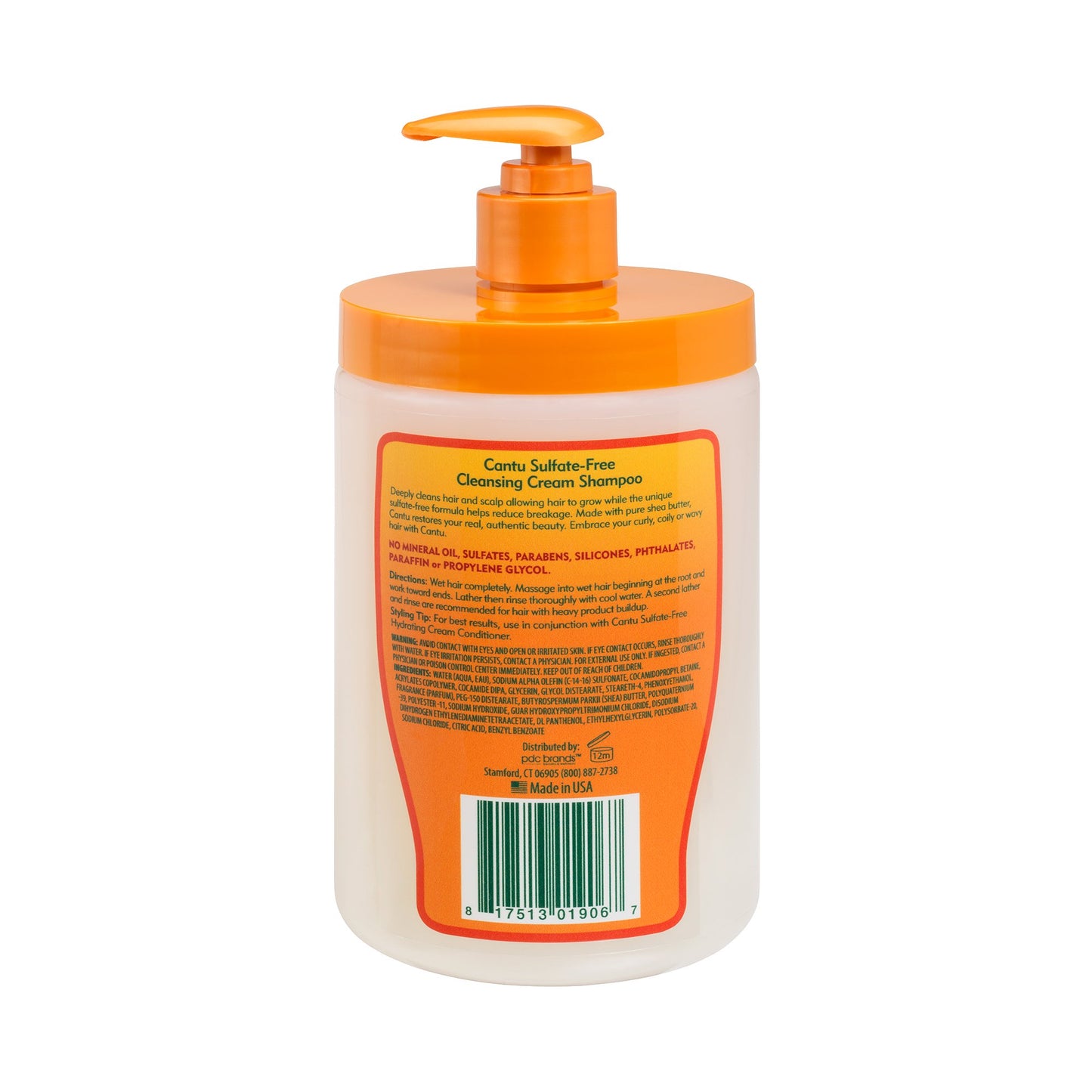Cantu Shea Butter Sulfate-Free Cleansing Cream Shampoo, 25oz
