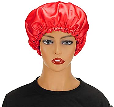 Wig Bonnet Edge Scarf Set, Stain Edge Laying Scarf for Lace Frontal Wigs, Double-Layered Satin Sleep Bonnet for Kids and Adults (Various 1pcs Bonnet+ 1pcs Frontal Wraps)