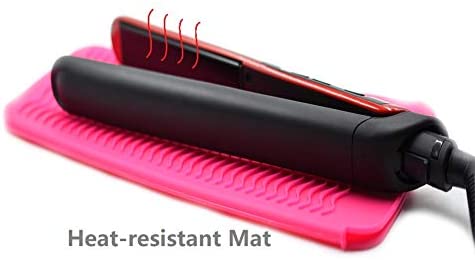 ZAXOP Resistant Silicone Mat Pouch for Flat Iron, Curling Iron,Hot Hair Tools