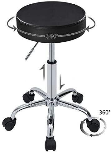 Duhome 410 Height Adjustable Swivel Rolling Chair Massage Medical Clinic Tattoo Spa Salon Stool with Wheels