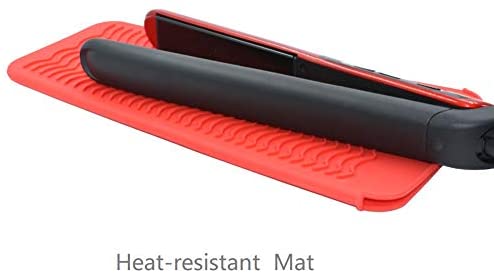 ZAXOP Resistant Silicone Mat Pouch for Flat Iron, Curling Iron,Hot Hair Tools