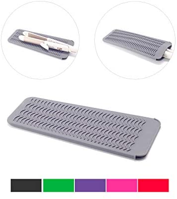 ZAXOP Resistant Silicone Mat Pouch for Flat Iron, Curling Iron,Hot Hair Tools