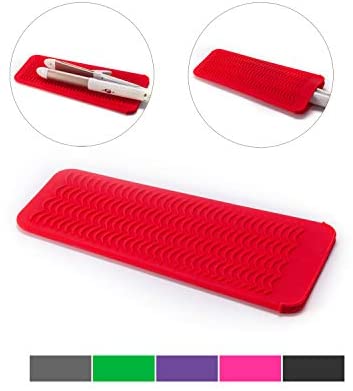ZAXOP Resistant Silicone Mat Pouch for Flat Iron, Curling Iron,Hot Hair Tools
