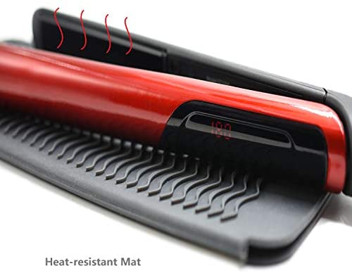 ZAXOP Resistant Silicone Mat Pouch for Flat Iron, Curling Iron,Hot Hair Tools