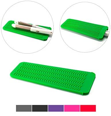 ZAXOP Resistant Silicone Mat Pouch for Flat Iron, Curling Iron,Hot Hair Tools