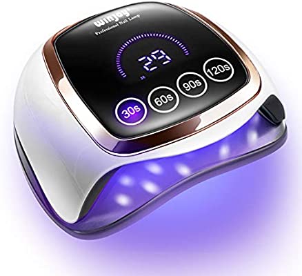 UV LED Nail Lamp/Dryer for Gel Polish with 4 Timer Settings, Auto Sensor and LCD Touch Screen, Gel Polish Light Curing Lamp