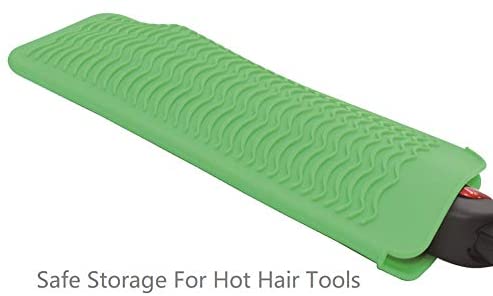 ZAXOP Resistant Silicone Mat Pouch for Flat Iron, Curling Iron,Hot Hair Tools