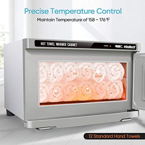 RoMech Hot Towel Warmer Cabinet, Professional Towel Heater for Spa Massage Salon Home (4 Gallon Capacity)