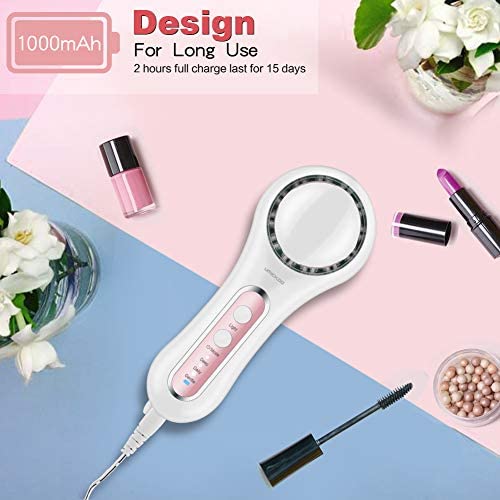 UMICKOO Facial Cleansing Brush, Rechargeable IPX7 Waterproof with 5 Brush Heads,Face Brush Use for Exfoliating, Massaging and Deep Cleansing