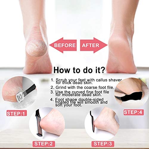 Pedicure Kit Tool Pedicure Set Foot File Foot Care Kit 23 in 1 Pedicure Tools Feet Scrubber Dead Skin Remover Men Women Home Pedicure Kit Nail Clipper Cuticle Trimmer Pedicure Set Spa Nail Care Kit