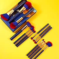 Docolor Makeup Brushes 19 PCs Bastet Cat Makeup Brush Set Premium Synthetic Kabuki Foundation Blending Face Powder Blush Concealers Eye Shadows Make Up Brushes Kit, Ancient Egyptian Series