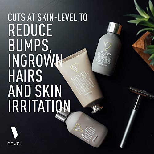 Shaving Kit for Men by Bevel - Starter Shave Kit, Includes Safety Razor, Shaving Brush, Shave Creams, Oil, Balm and 20 Blades.
