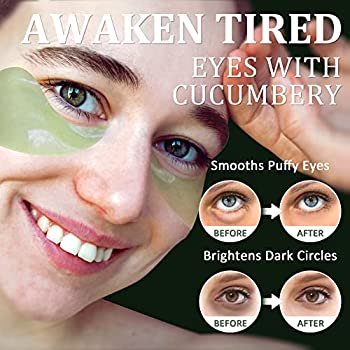 Under Eye Patches, R.A.V Cucumber Eye Masks, 30 Pairs Collagen Patches for Nourish Firming Repair for Fine Lines, Wrinkles, Dark Circles Bags Eye Treatment, Improve Lines Puffiness for Men Women