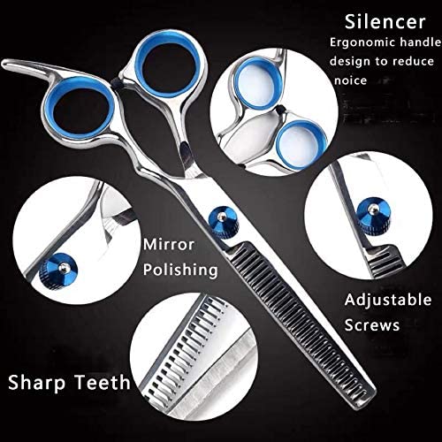 Hair Cutting Scissors for Women Thinning Shears Hair Cutting Kit Barber Scissors Hair Shears Split End Trimmer Haircut Scissors 10PCS