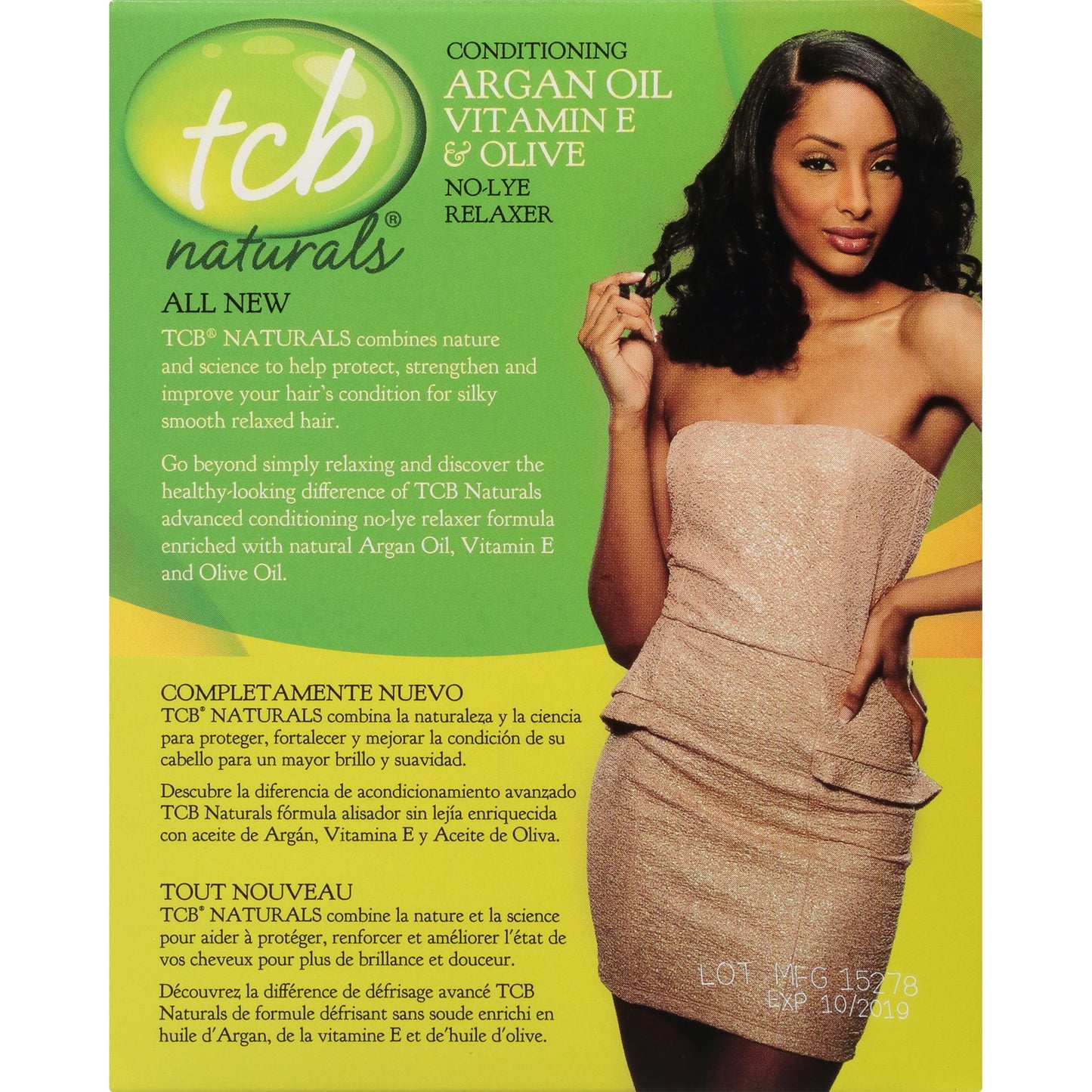 TCB Naturals Regular Conditioning No-Lye Hair Relaxer Box