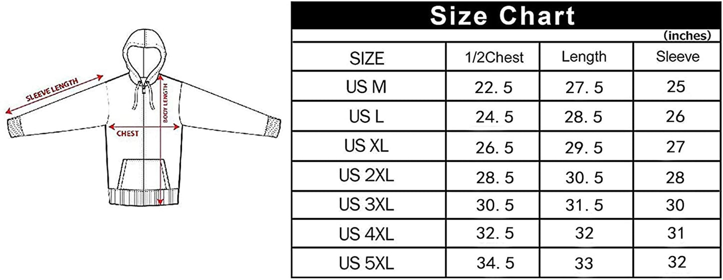 Hoodies for Men Heavyweight Fleece Sweatshirt - Full Zip Up Thick Sherpa Lined