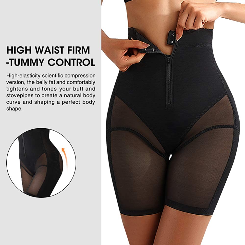 Womens Shapewear Tummy Control Panties Body Shaper High Waist Butt Lifter Short Thigh Slimmers
