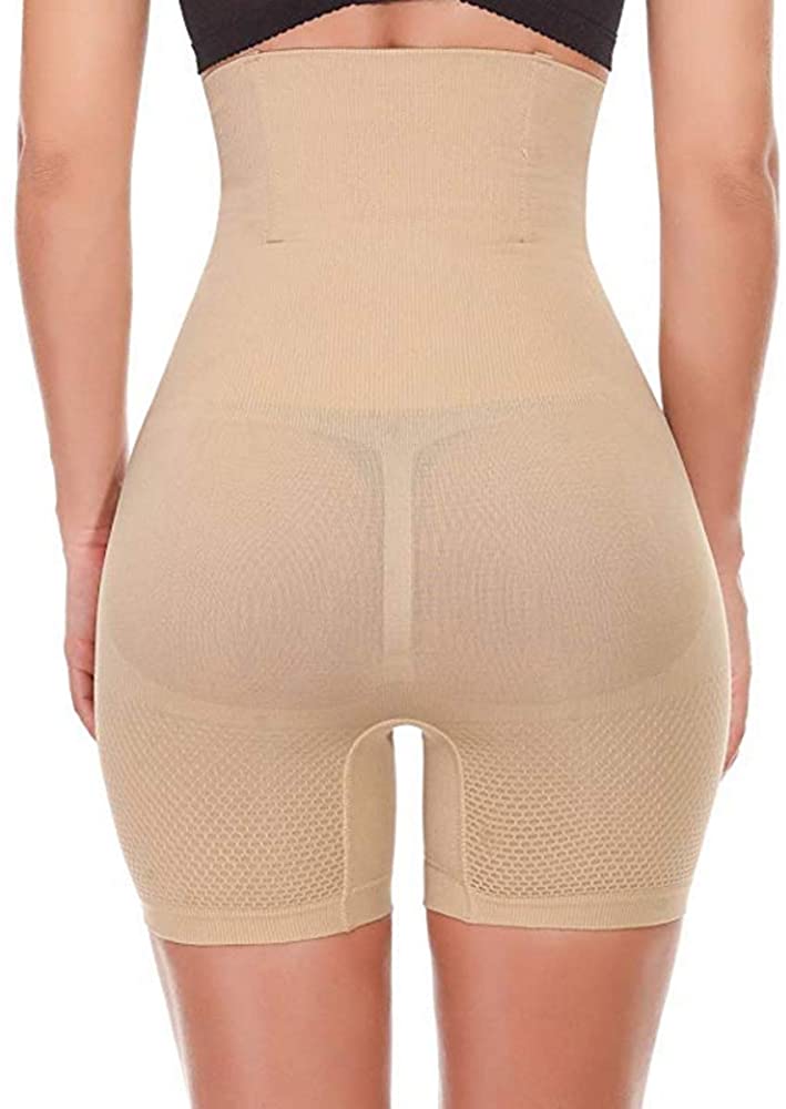 Womens Shapewear Tummy Control Seamless Hi-Waist Butt Lifter Power Shorts
