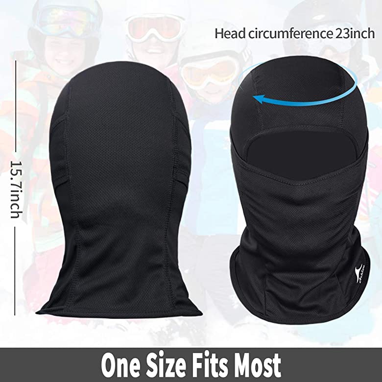 Achiou Ski Mask for Men Women, Balaclava Face Mask, Shiesty Mask UV Protector Lightweight