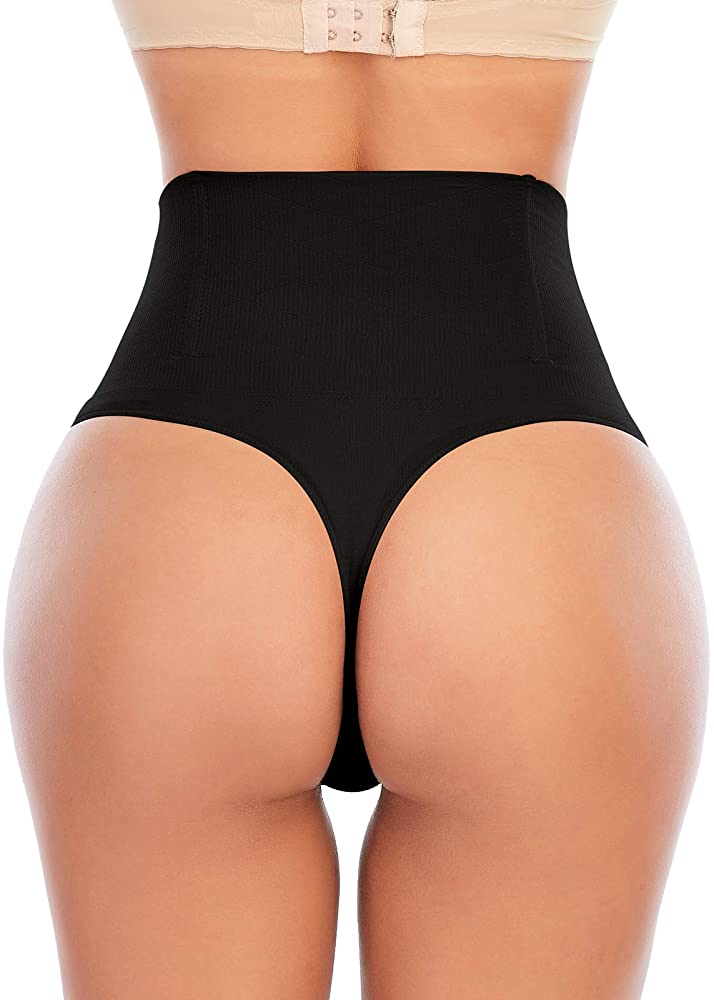 Tummy Control Thong Shapewear for Women Seamless Shaping Thong Panties Body Shaper Underwear