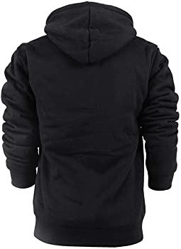 Hoodies for Men Heavyweight Fleece Sweatshirt - Full Zip Up Thick Sherpa Lined