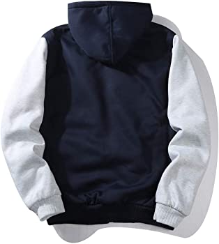 Hoodies for Men Heavyweight Fleece Sweatshirt - Full Zip Up Thick Sherpa Lined