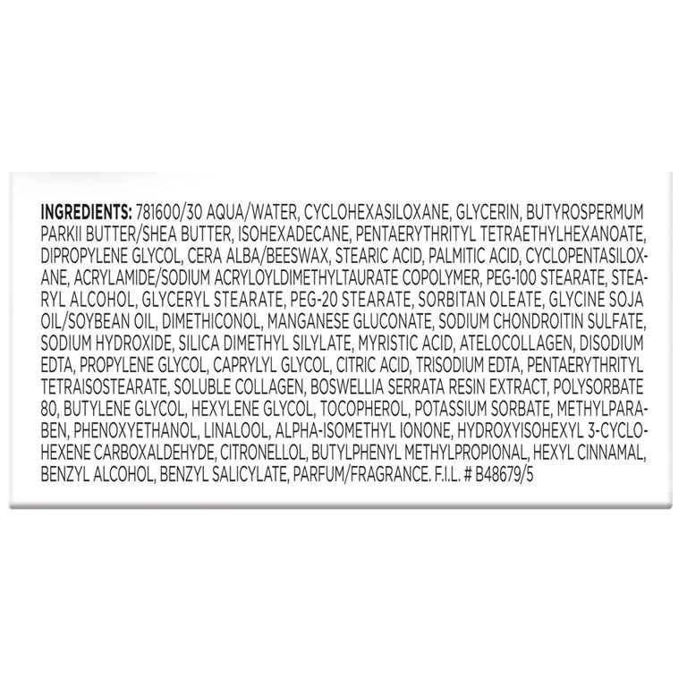 L'Oreal Paris Moisture Filler Facial Day Night Cream, lightweight Collagen, 1.7 oz.