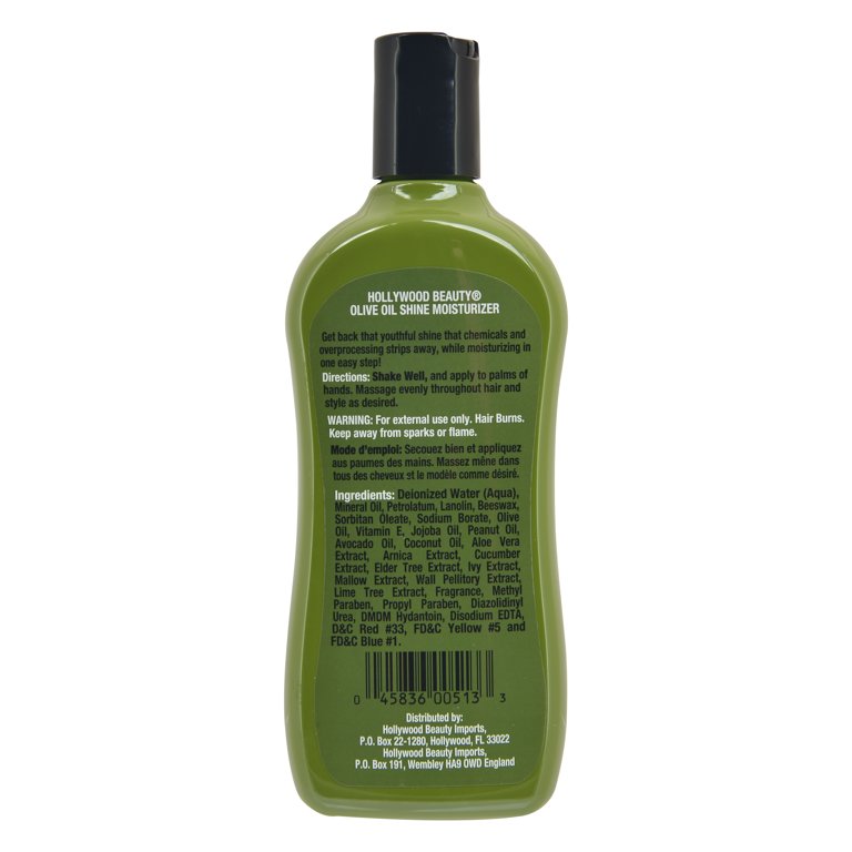 Hollywood Beauty Olive Oil Moist & Shine Moisturizing Hair Lotion, 12 oz