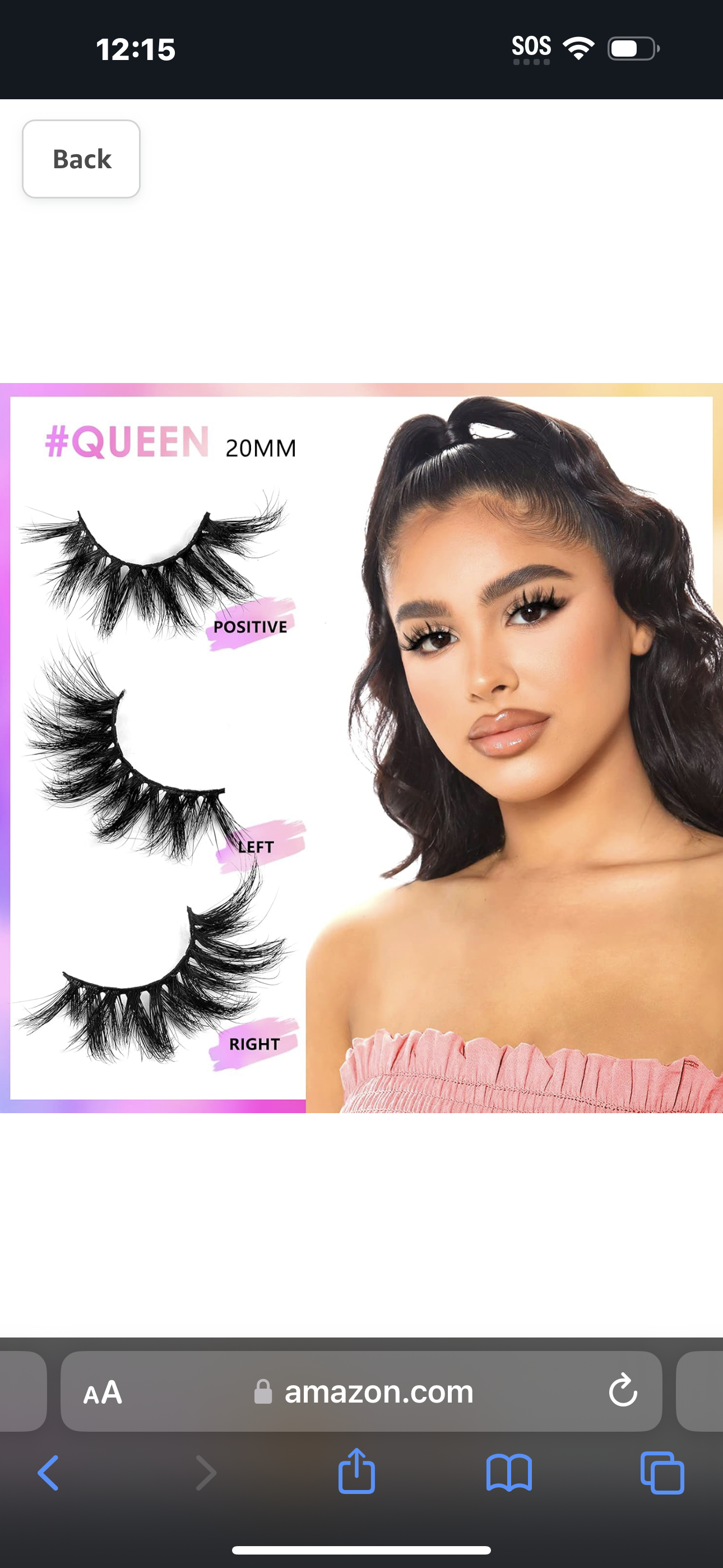 Barbiely 20mm Mink Lashes, 3D Real Mink Lashes, 3 Pairs Fluffy Dramatic False Eyelashes, 100% HandMade Mink Lshes, 6D Wispy Long Thick Full Volume Strip Eye Lashes, Cruelty Free(Party Time)
