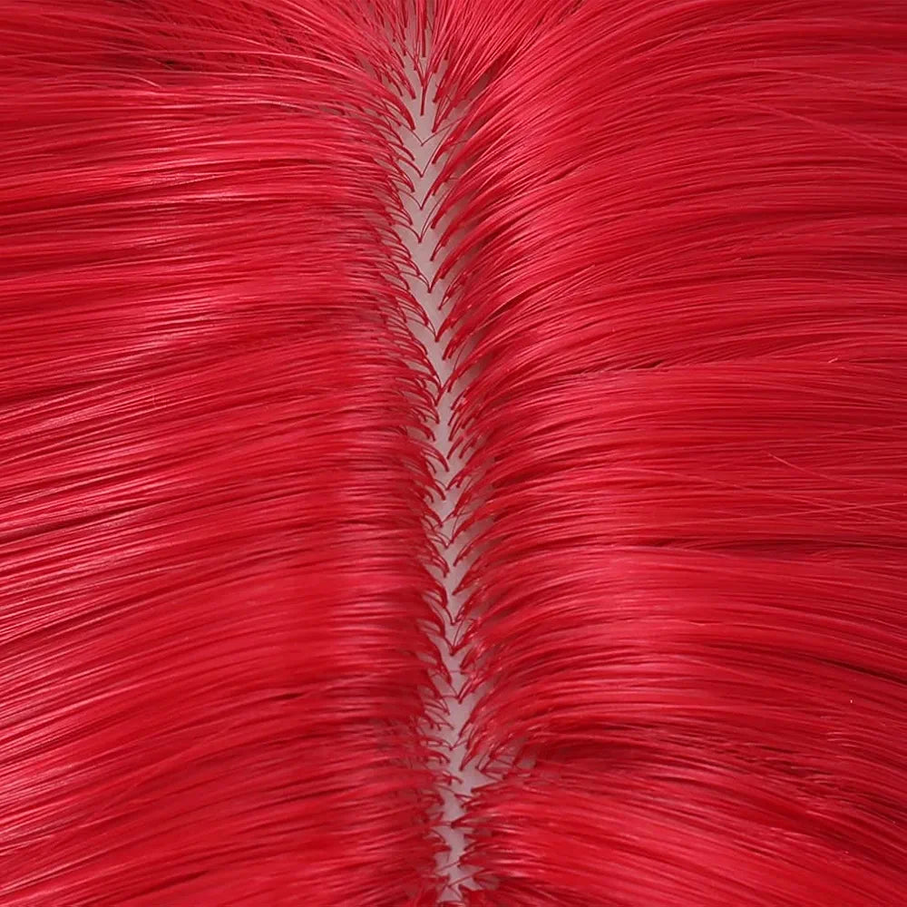 Short Red Curly Wavy Wig Synthetic Wavy Bob Wigs for Women Shoulder Length Natural Looking Wigs Heat Resistant Wig for Costume Party Daily Halloween Wear