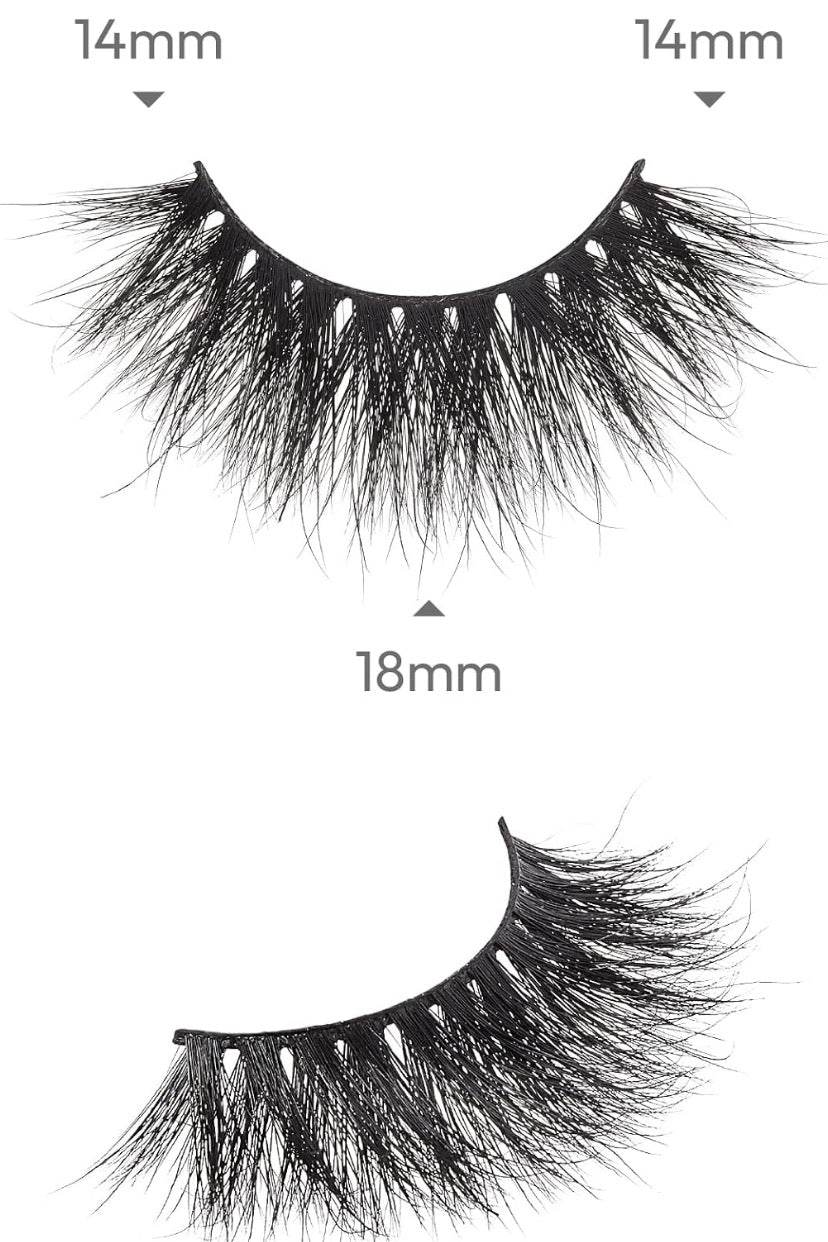 i-ENVY Luxury Mink collection 100% Real Mink (1 PACK, 6i-ENVY False Lashes Luxury Mink Collection Eyelashes 100% Real Mink Glamorous Eye Look Lashes Maximum Fluffiness 3D Multi-Curl Angle