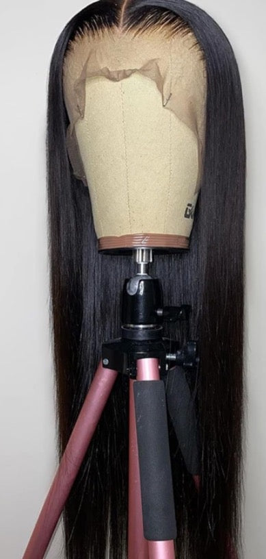 BunGiol 30 Inch Lace Front Wig Human Hair 613 Blond Lace Front Wig Human Hair 13x4 Hd Straight Lace Front Wigs Human Hair Bleached Knots 613 Glueless Human Hair Wigs For Black Women 180% Density