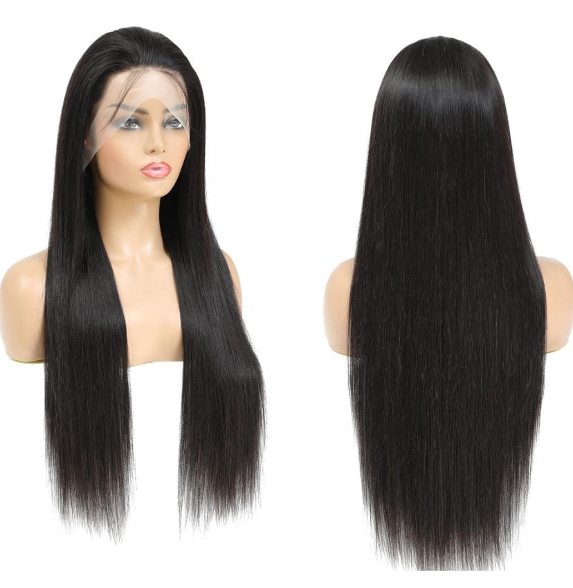 BunGiol 30 Inch Lace Front Wig Human Hair 613 Blond Lace Front Wig Human Hair 13x4 Hd Straight Lace Front Wigs Human Hair Bleached Knots 613 Glueless Human Hair Wigs For Black Women 180% Density