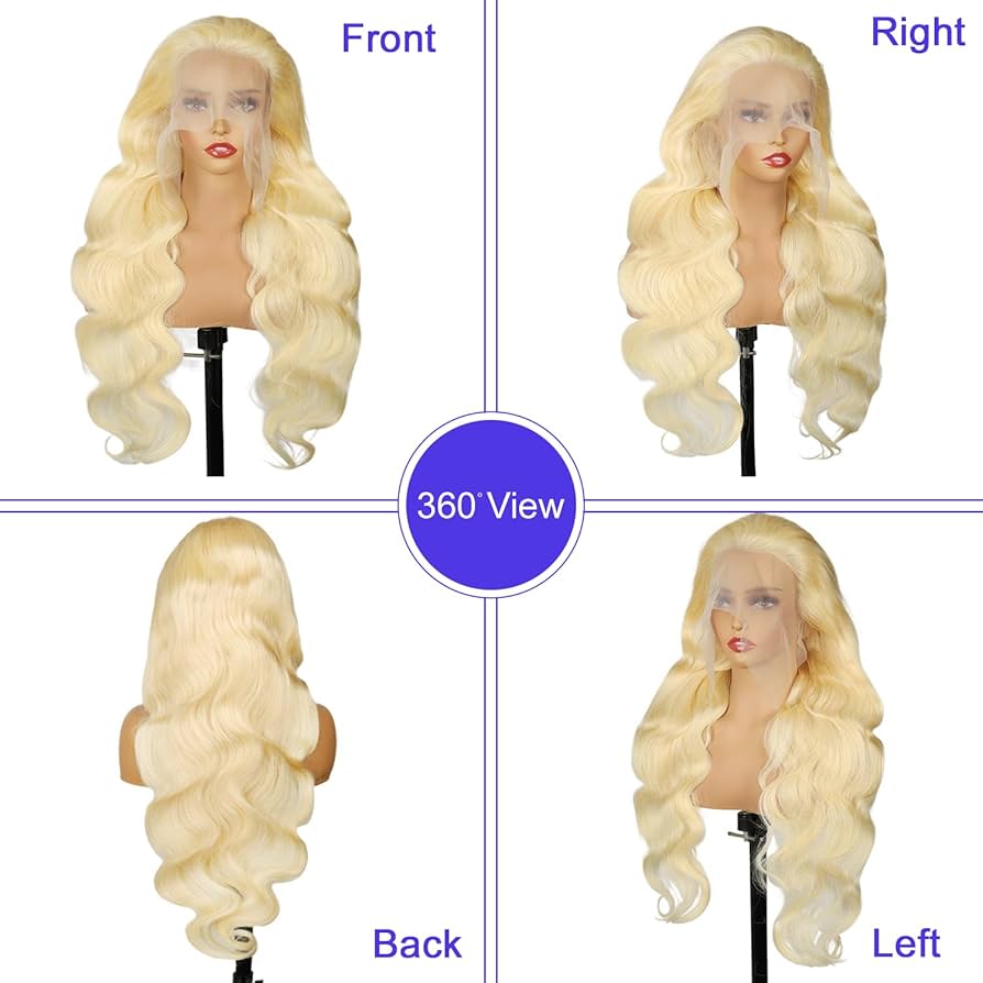 613 Lace Front Wig Human Hair 22-33 Inch Glueless Wigs Human Hair Pre Plucked 200 Density Body Wave Lace Front Wigs Human Hair 13x6 HD Lace Frontal