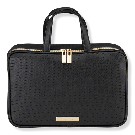 Tartan + Twine Deluxe Weekender Black Perforated