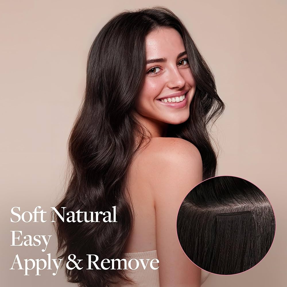 Clip in Hair Extensions Real Human Hair, Remy Human Hair Extensions Clip ins for Women, Natural Human Hair