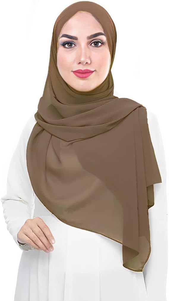 Chiffon Hijab Head Scarf Shawl Wrap