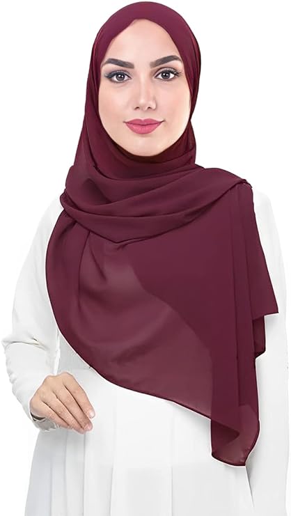 Chiffon Hijab Head Scarf Shawl Wrap