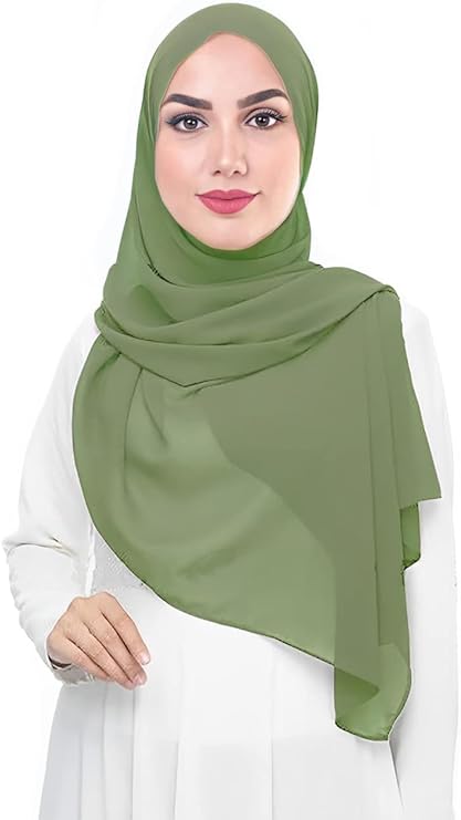 Chiffon Hijab Head Scarf Shawl Wrap