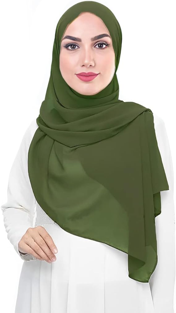 Chiffon Hijab Head Scarf Shawl Wrap