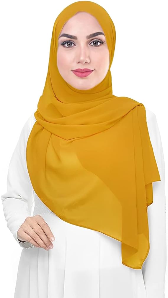 Chiffon Hijab Head Scarf Shawl Wrap