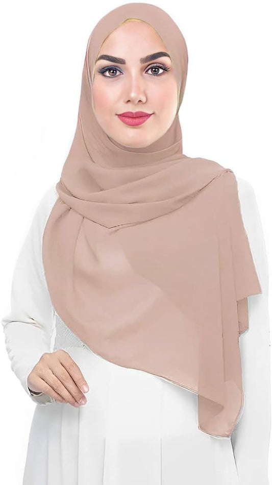 Chiffon Hijab Head Scarf Shawl Wrap