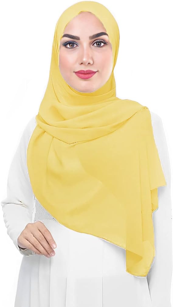 Chiffon Hijab Head Scarf Shawl Wrap