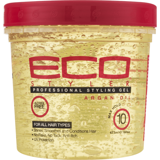 (2 Pack) Eco Style Argan Oil Styling Gel, 16 oz
