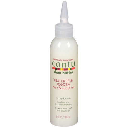 Cantu Cantu Hair & Scalp Oil with Shea Butter Tea Tree & Jojoba, 6 fl oz